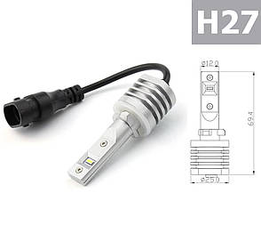 Світлодіодні LED лед лампи BAXSTER SE Plus цоколь H27, світло 6000К, компактні, фото 3