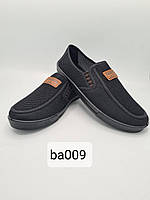 Мокасин мужской BA009 Black, TS Shoes, 5 пар
