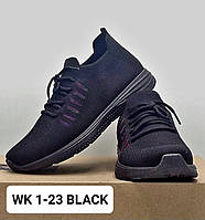 Кроссовок женский WK 1-23 Black, TS Shoes, 6 пар