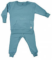 Костюм трикотажный Twins Bear (кофта и штаны) 12-24 мес, blue, голубой