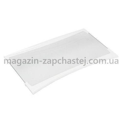 Полка над ящиком для овощей в холодильник 500x300mm (стекло с обрамл ...