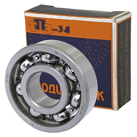 Підшипник 6-304А (6304/P6) ГПЗ-34 розміри **, фото 1