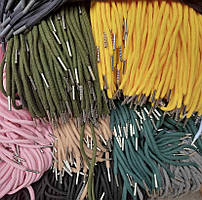 Фурнітура швейна шнурки кольорові 130 см