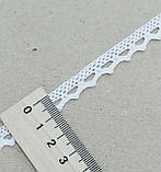 Мереживо біле ширина 1см, фото 3