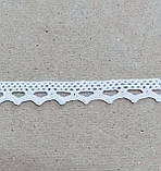 Мереживо біле ширина 1см, фото 5
