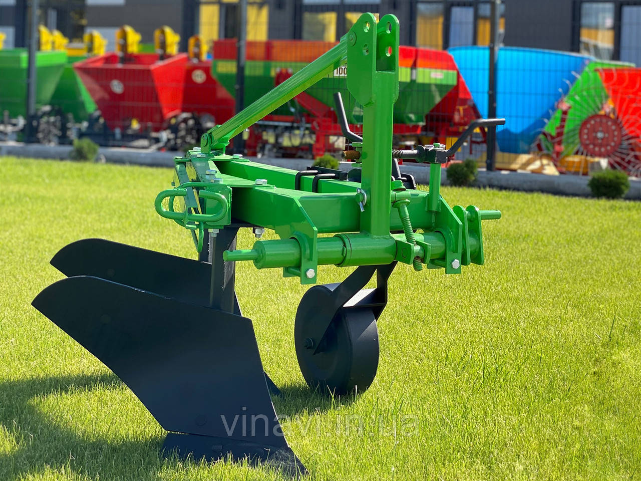 Плуг 2 по 20 см двокорпусний навісний (висока стійка 52 см), фото 1