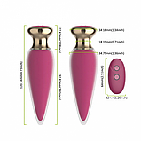 Анальна пробка з пультом, анальна пробка з вібрацією, Стимулятор анальний 12 см, Інтимні іграшки, фото 4