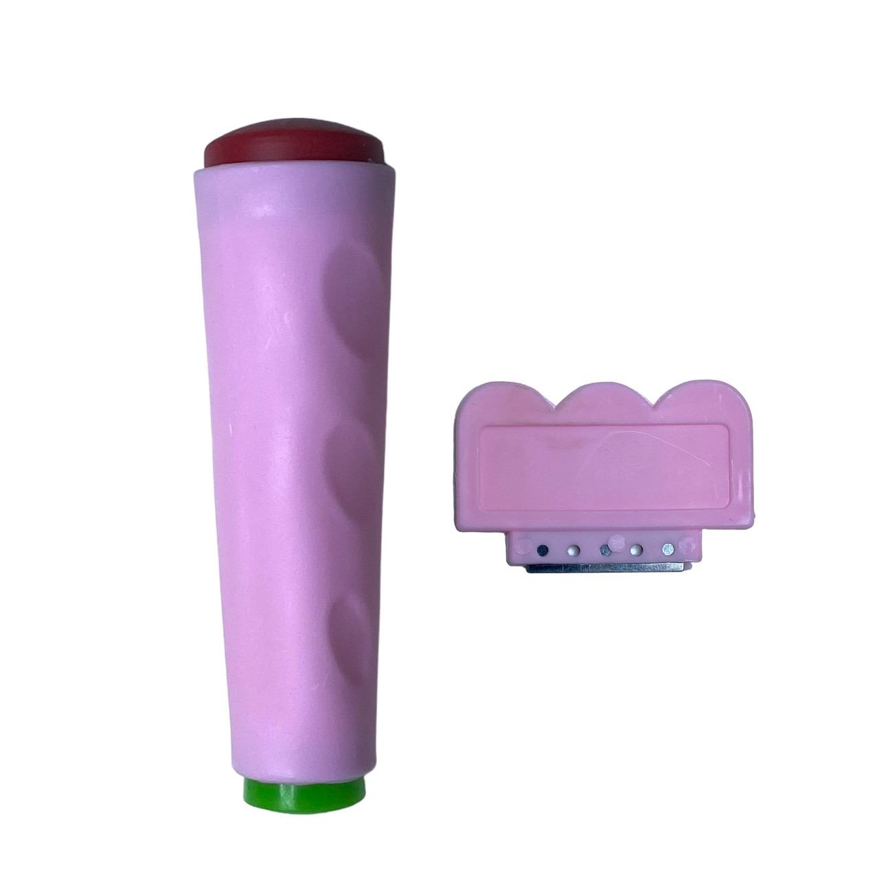 Штамп і скрапер для стемпінгу, рожевий