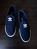 ЗНИЖКА! 37р (23.5см) Adidas Мокасини сліпони кеди балетки сині м'які легкі літні, фото 7