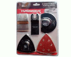 Комплект насадок - відрізні 3 шт, шліфувальні 3 шт. HAISSER