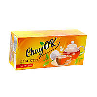 Чай чорний Chayok Black Tea, 140 г (100шт * 1,4 г) (чай у пакетиках)