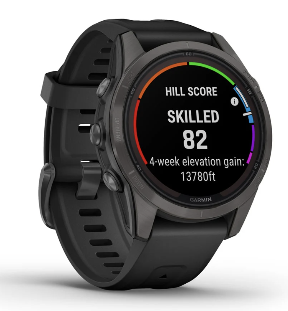 Смарт-годинник Garmin fenix 7S Pro – Sapphire Solar Edition Carbon Grey DLC Titanium with Black Band