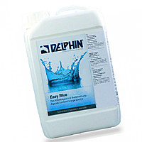 Альгицид для бассейна Delphin Easy Blue 4.8 кг жидкий. Эффективен при высоких температурах в бассейне