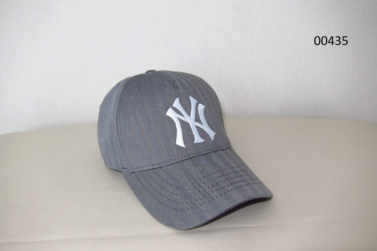 Кепка бейсболка літня світла з вишивкою NY DAVANI 00435, фото 1