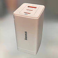 Зарядний пристрій Baseus GaN3 Pro Fast Charger, 65 Вт, 1xUSB-A + 2xType-C, QC3.0 / PD2.0 / FCP / SCP / AFC (CCGP050102)