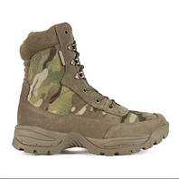 Ботинки тактические демисезонные Mil-tec Side zip boots на молнии Multicam 12822141.woodland