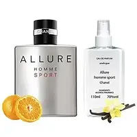 Chanel Allure Homme Sport Парфюмированная вода 110 ml Духи Шанель Аллюр Хом Спорт 110 мл Мужской