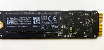 SSD накопичувач Samsung 512Gb для MacBook Pro Retina 15 ⁇  13" A1398 A1425 A1502 A1708