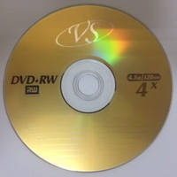 Диск DVD+RW VS 4.7GB 120MIN 4x, 50шт/уп