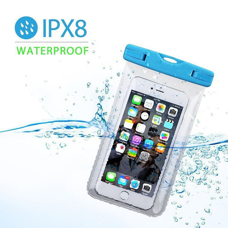 Водонепроницаемый чехол-сумка IPX8 Usams YD007 Waterproof совместим со смартфонами до 7