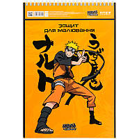 Альбом для рисования 30 листов 100 г/м2 спираль Kite "Naruto 1"