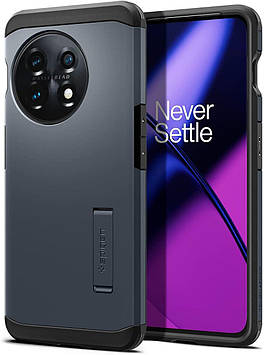 Чохол Spigen для OnePlus 11 (2023) - Tough Armor, Metal Slate (ACS05801)