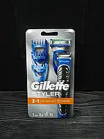 Бритва-стайлер Gillette Fusion ProGlide Styler + 1 касета ProGlide Power + 3 насадки для моделирования