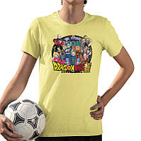 Футболка детская Dragonball Желтая