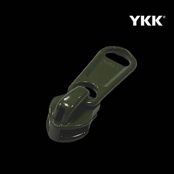 Бігунок 8 RC DFL E на спіральну блискавку колір олива (566)