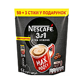 Кава розчинна Nescafe 3 в 1 Strong, 53 стіка по 13 г.