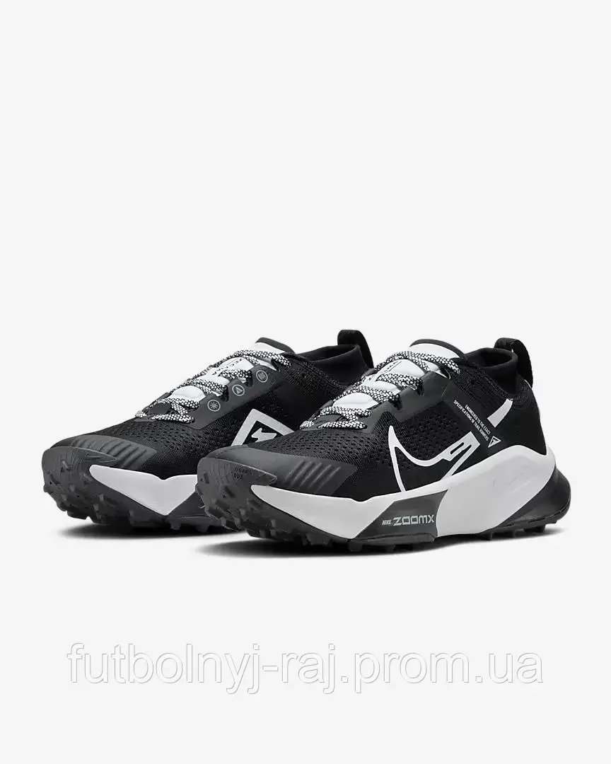 Кросівки Nike Zoomx Zegama, чорн/біл (DH0623-001), р 45,5 (29,5 см)