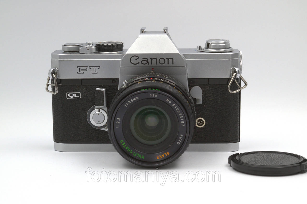 Canon FT kit Sears 28mm f2.8 Macro