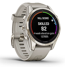 Смарт-годинник Garmin fenix 7S Pro – Sapphire Solar Edition Soft Gold with Light Sand Band