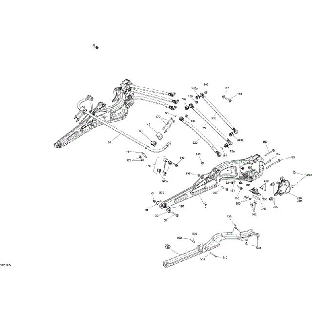 Сайлентблок заднего кулака (цапфы) оригинальный BRP Can-Am