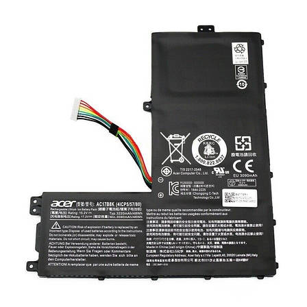 Оригінальна акумуляторна батарея до ноутбука Acer Swift 3 SF315-52 (AC17B8K 15.2V 3220mAh 48Wh), фото 1