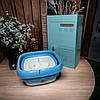 Переносна міні пральна машинка Folding Washing Machine ідеальна для будь-яких подорожей блакитна, фото 2