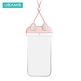 Водонепроникний чохол-сумка IPX8 Usams US-YD010 Waterproof сумісний зі смартфонами до 7", фото 2