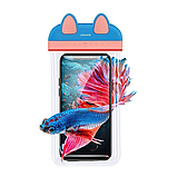 Водонепроникний чохол-сумка IPX8 Usams US-YD010 Waterproof сумісний зі смартфонами до 7", фото 6
