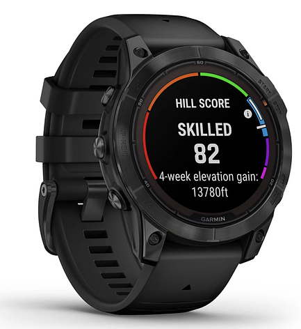 Смарт-годинник Garmin fenix 7 Pro – Solar Edition Slate Grey with Black Band, фото 1