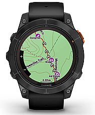 Смарт-годинник Garmin fenix 7 Pro – Solar Edition Slate Grey with Black Band, фото 5