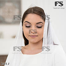 Святковий шарф на весілля, хрестини, до храму Поліна, фото 3