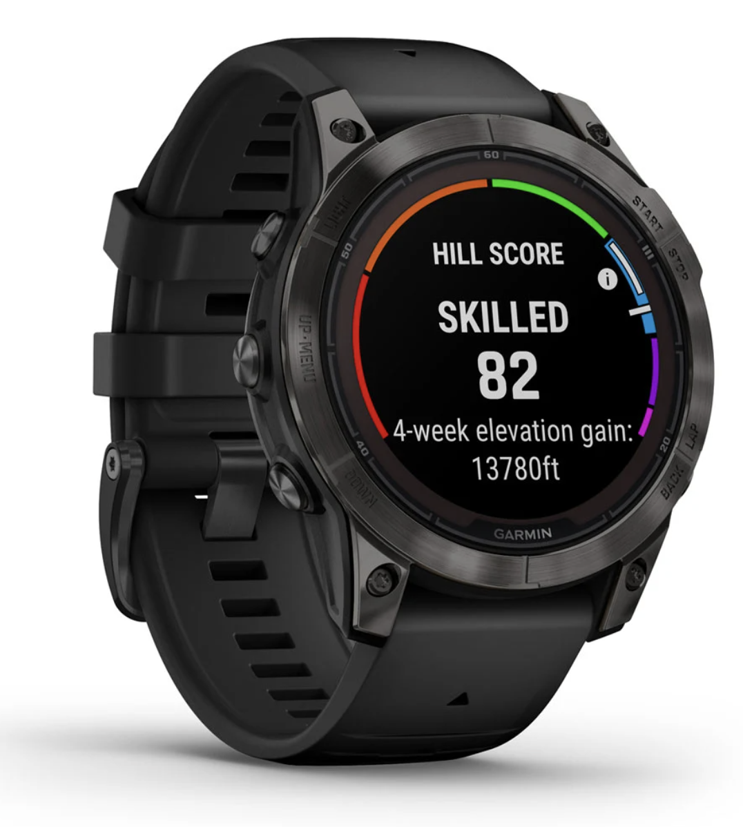 Смарт-годинник Garmin fenix 7 Pro – Sapphire Solar Edition Carbon Grey DLC Titanium with Black Band
