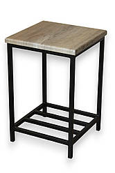 Підставка на 1 вазон напольна Міраміс чорний/дуб сонома