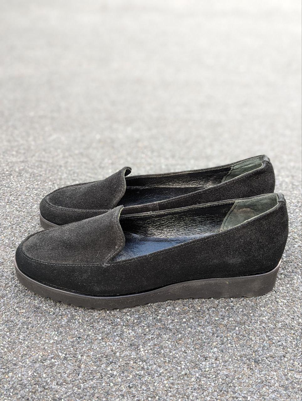 STTOPA Розміри 36-44. Туфлі лофери великих розмірів із натуральної шкіри. 177-3644 Чорні, фото 1