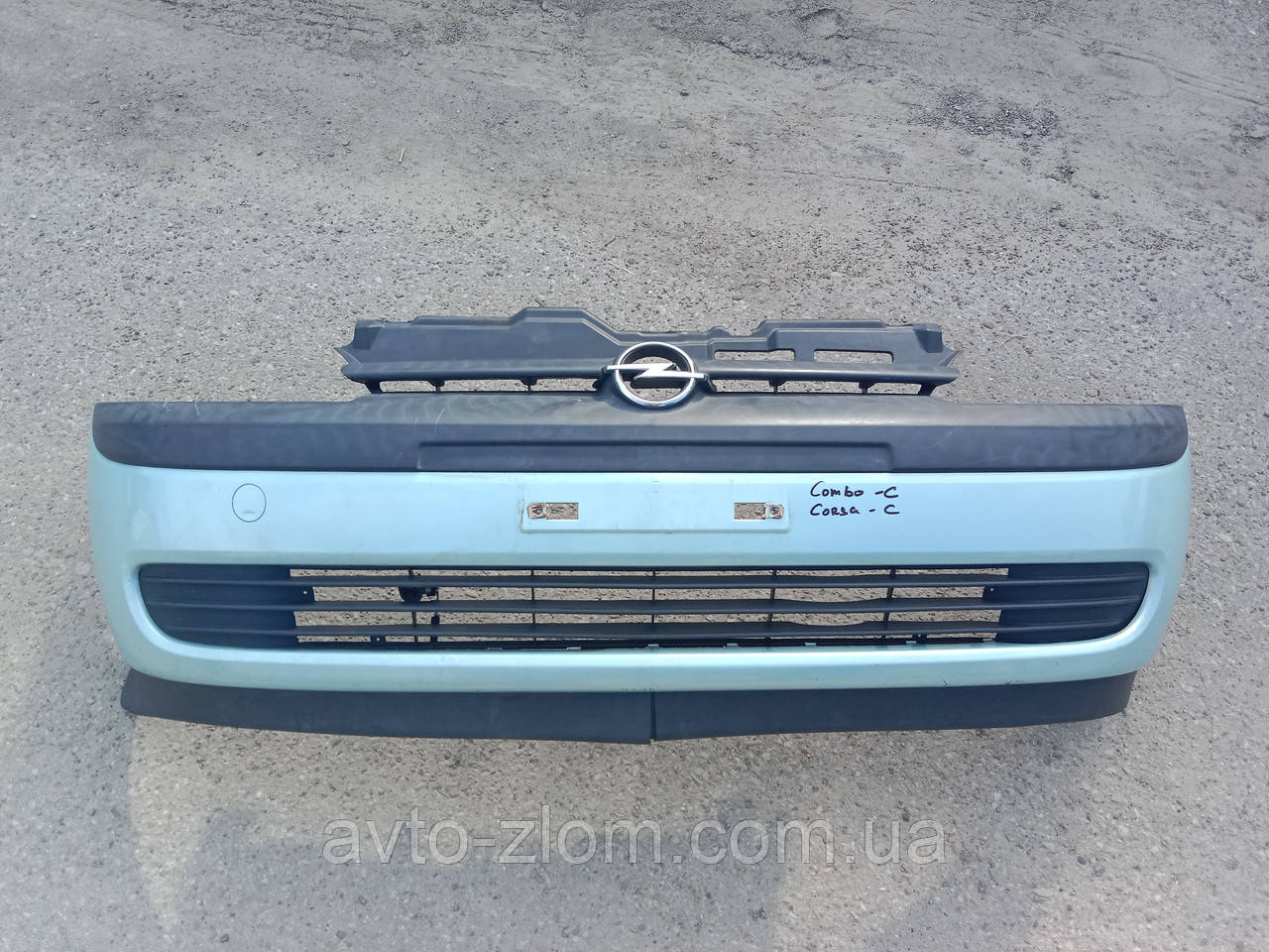 Бампер передній Opel Combo C, Corsa C. Опель Комбо Ц, Корса Ц. 2000 - 2003., фото 1