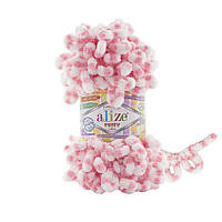 Alize PUFFY COLOR (Пуффи Колор) № 6494 (Пряжа, нитки для вязания руками)