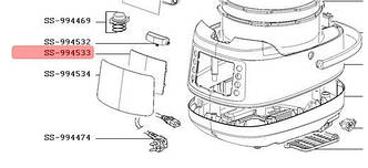 Рамка панелі керування мультиварки Moulinex CE503132 (SS-994533)