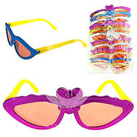 Солнцезащитные очки детские для девочек 12 шт