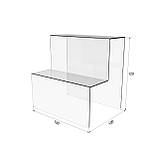 Гірка EKOSTAR під товар на 2 сходинки з акрилу 150x100x120, фото 3