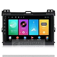 Штатная магнитола Toyota Land Cruiser Prado 2002-2009 9 дюймов IPS DSP Android 11 (4 ядра, RAM 2GB, ROM 32GB)